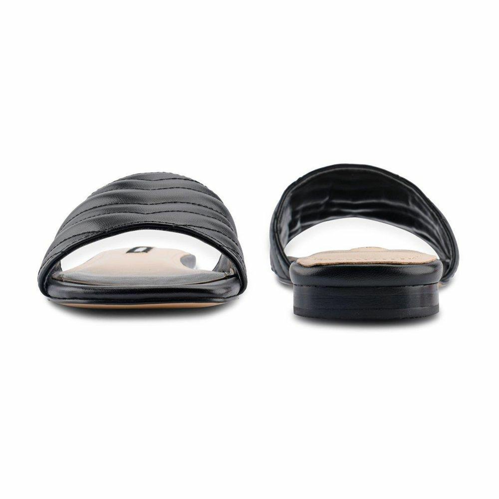 Nine west sales black slides